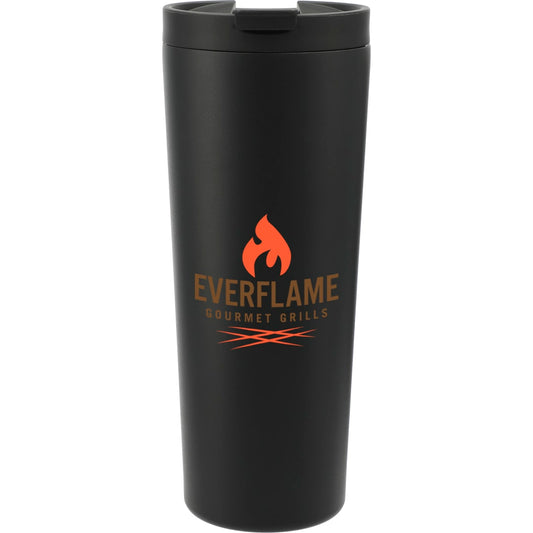 Front View of Black Maia 2-in-1 Copper Vacuum Tumbler Kit 24oz
