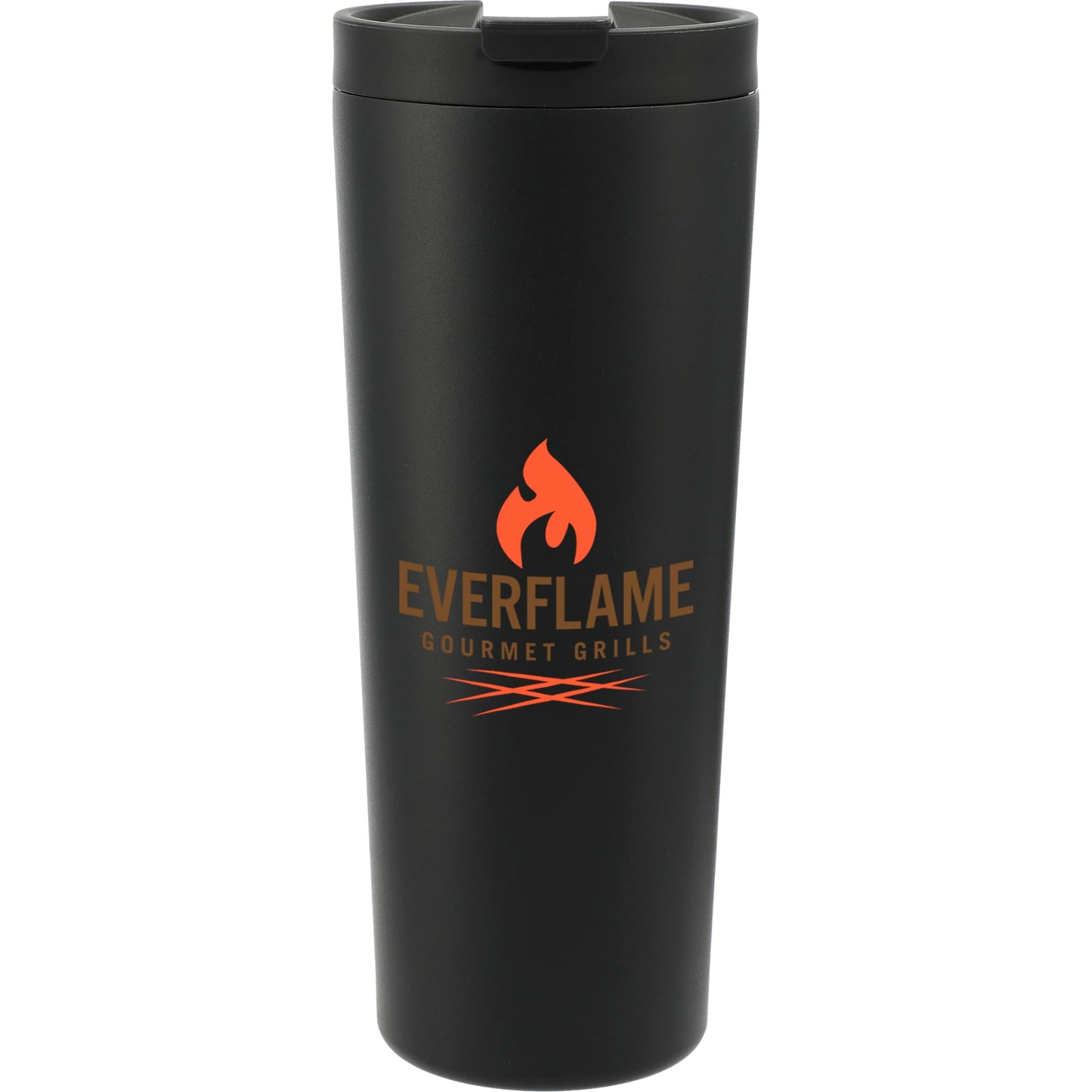 Front View of Black Maia 2-in-1 Copper Vacuum Tumbler Kit 24oz
