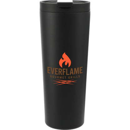 Front View of Black Maia 2-in-1 Copper Vacuum Tumbler Kit 24oz