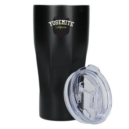 Front View of Black Mega Victor Recycled Vacuum Insulated Tumbler 30oz