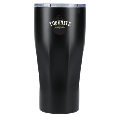 Front View of Black Mega Victor Recycled Vacuum Insulated Tumbler 30oz