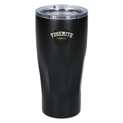 Front View of Black Mega Victor Recycled Vacuum Insulated Tumbler 30oz