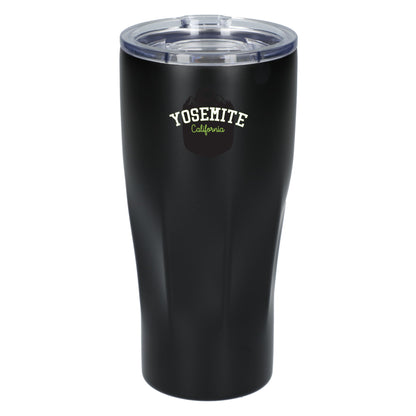 Front View of Black Mega Victor Recycled Vacuum Insulated Tumbler 30oz