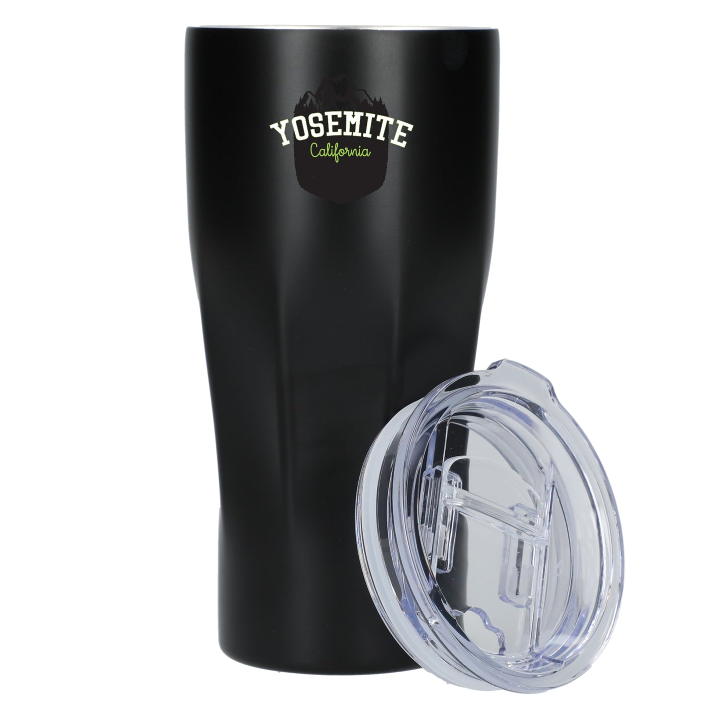 Front View of Black Mega Victor Recycled Vacuum Insulated Tumbler 30oz