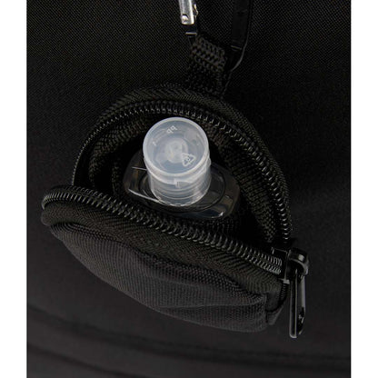 Front View of Black Mini Backpack Bag Charm