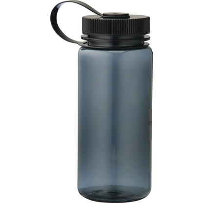 Front View of Black Montego 21oz Sports Bottle plain