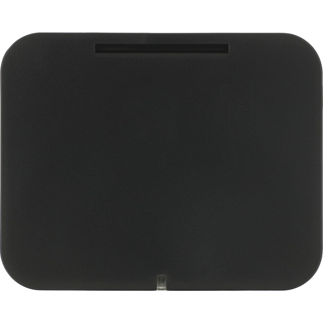Front View of Black Optic Wireless Charging Phone Stand plain
