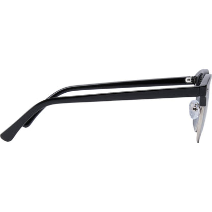 Front View of Black Palmer Recycled Club Master Sunglassess plain