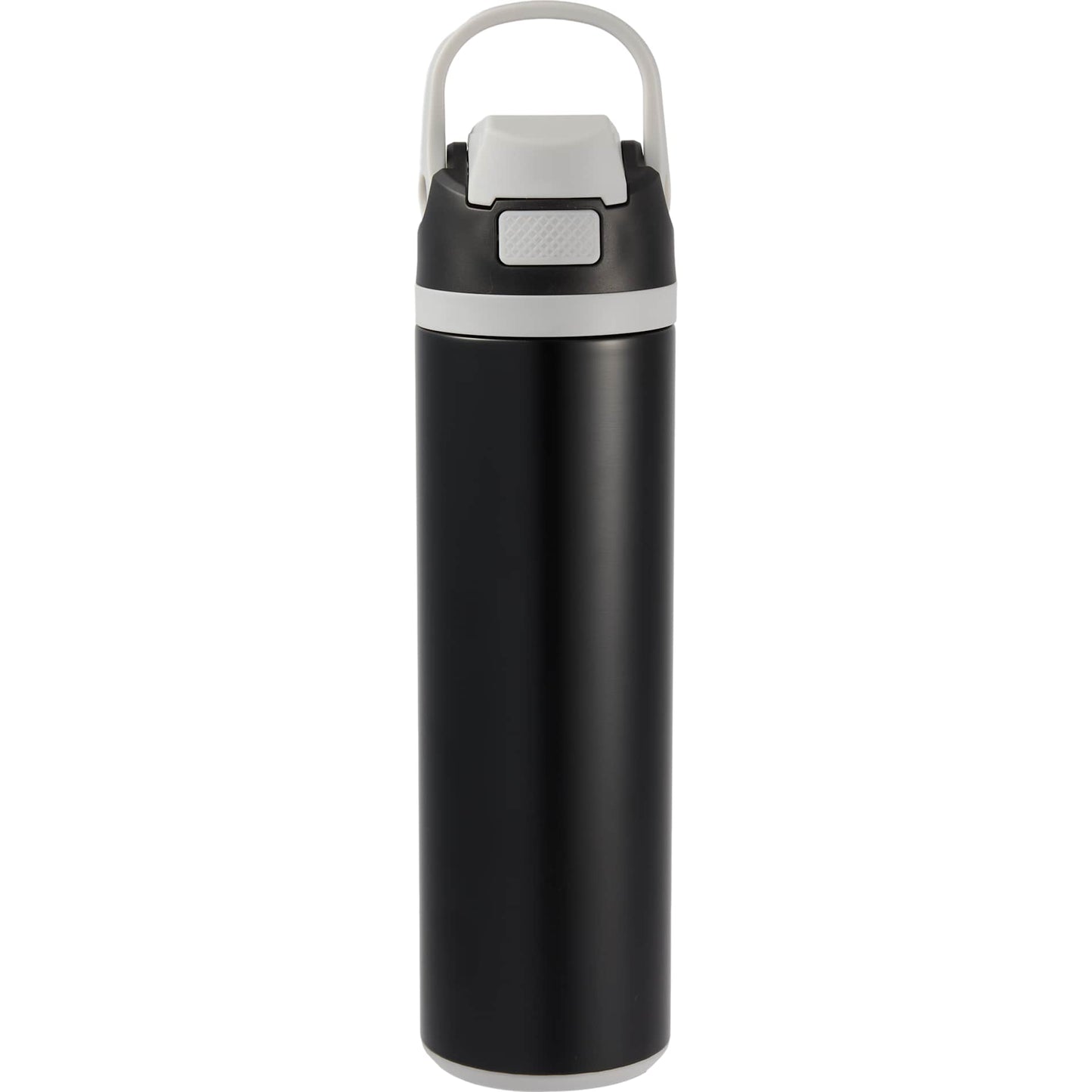 Front View of Black Reef 24oz Vacuum Recycled Stainless-steel Bottle plain