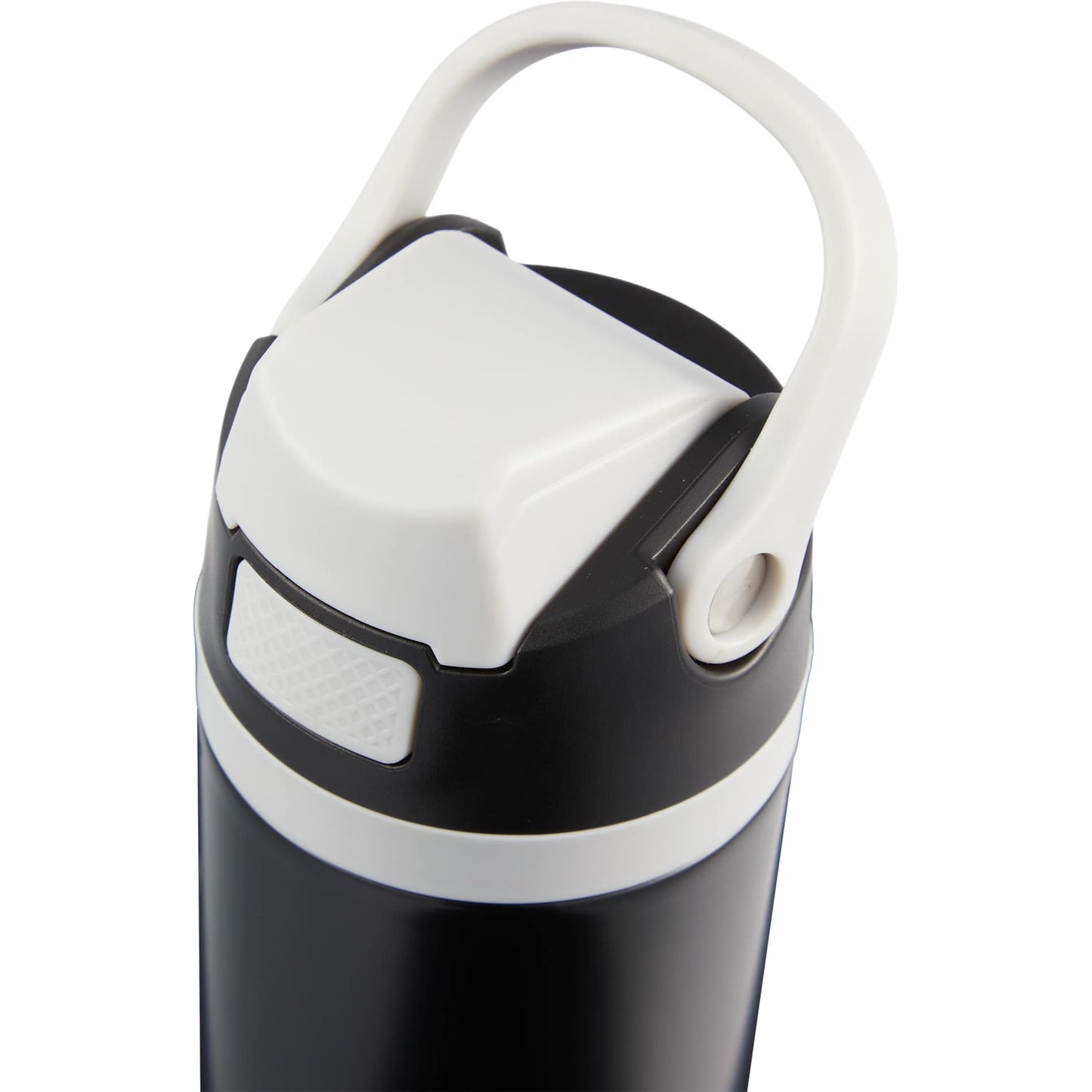 Front View of Black Reef 24oz Vacuum Recycled Stainless-steel Bottle