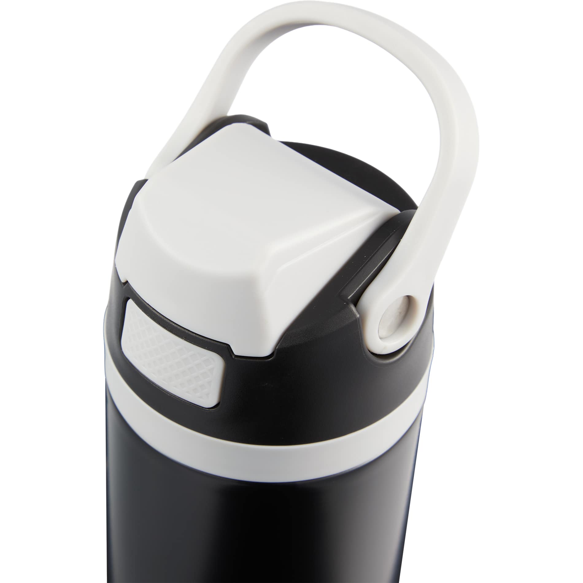 Front View of Black Reef 24oz Vacuum Recycled Stainless-steel Bottle