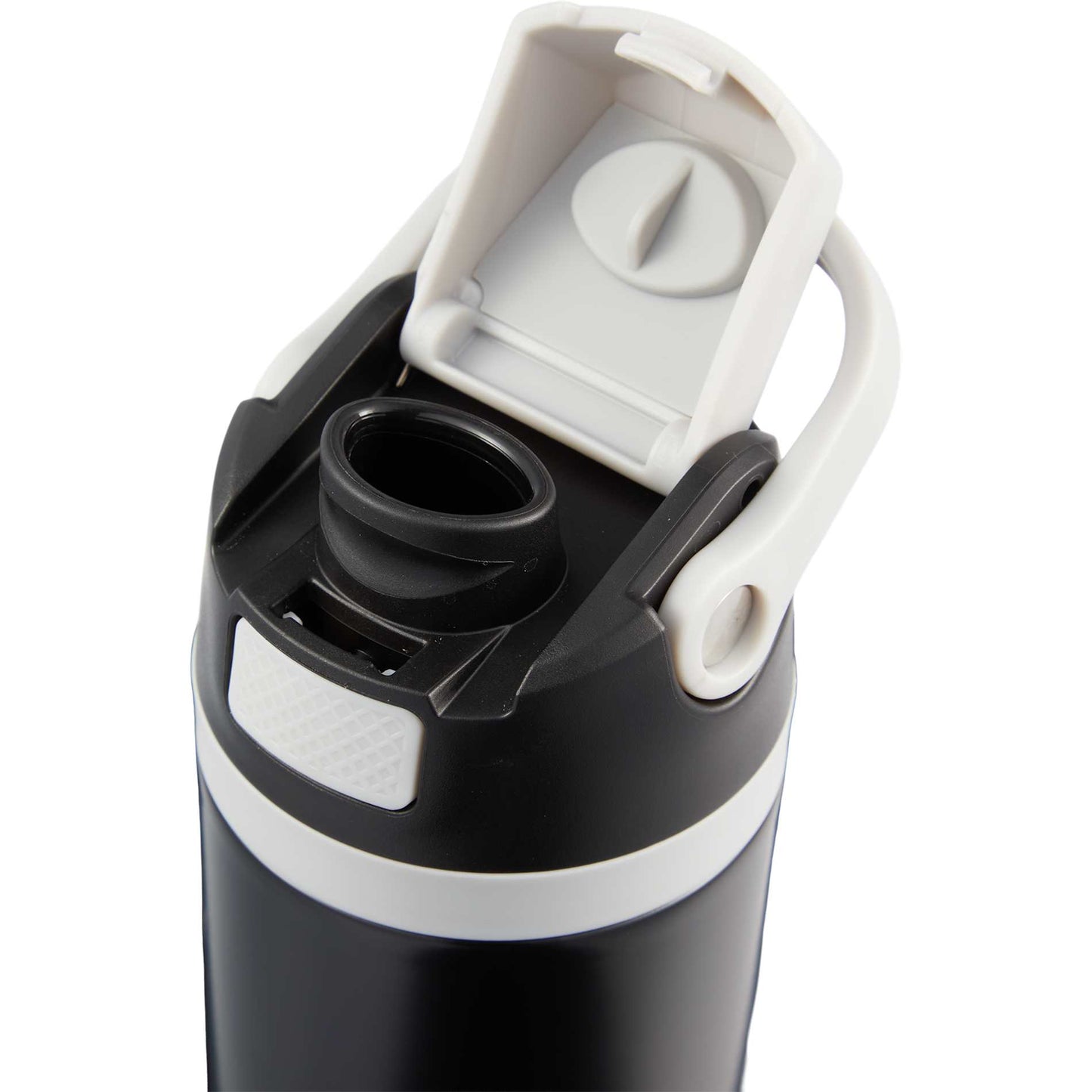 Front View of Black Reef 24oz Vacuum Recycled Stainless-steel Bottle