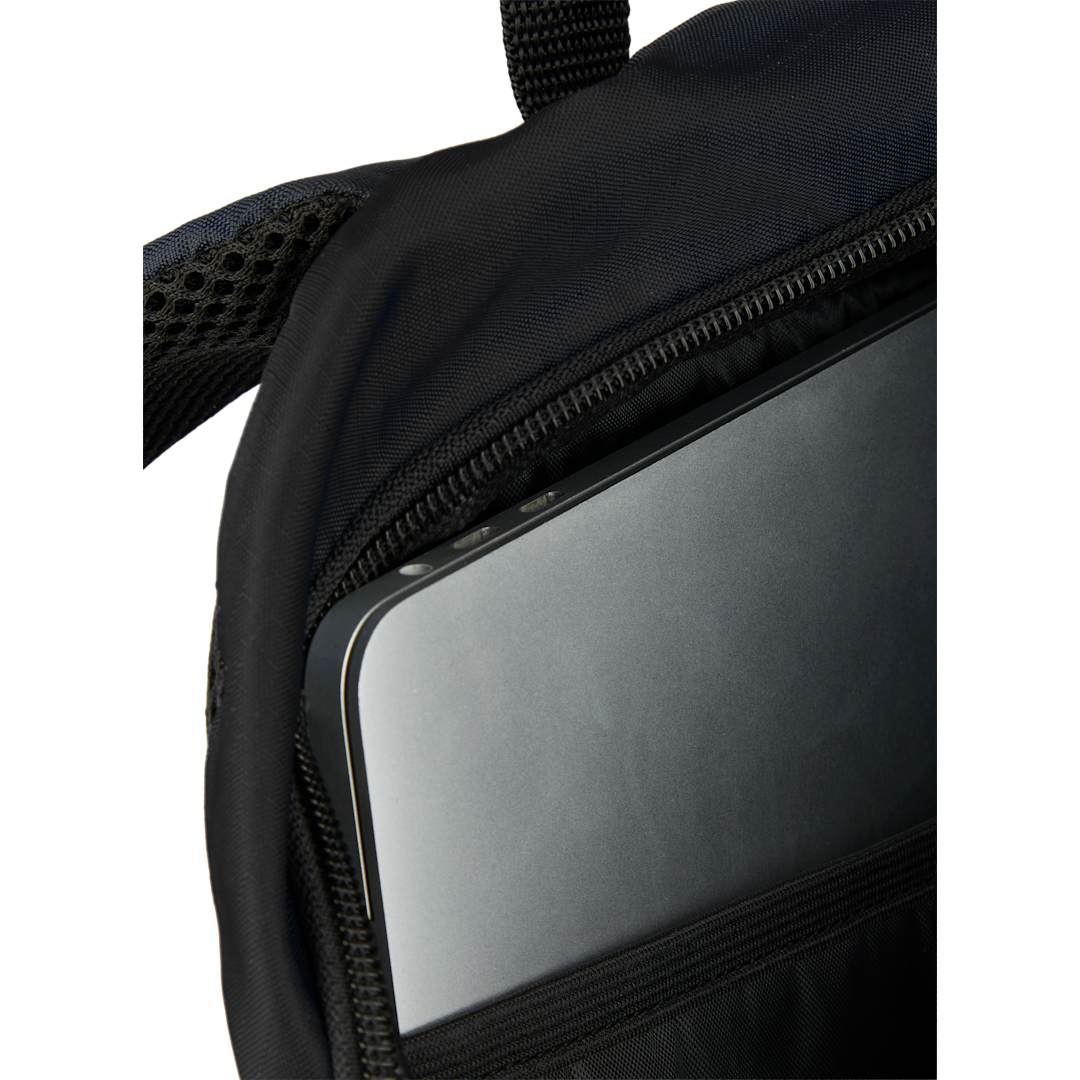 Front View of Black Rocky Recycled 15" Computer Backpack