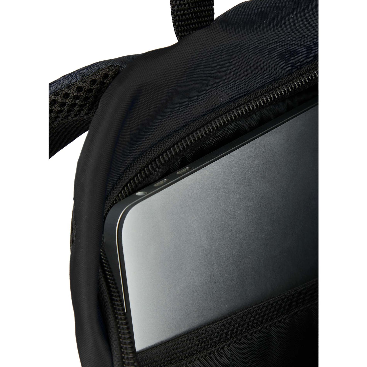 Front View of Black Rocky Recycled 15" Computer Backpack