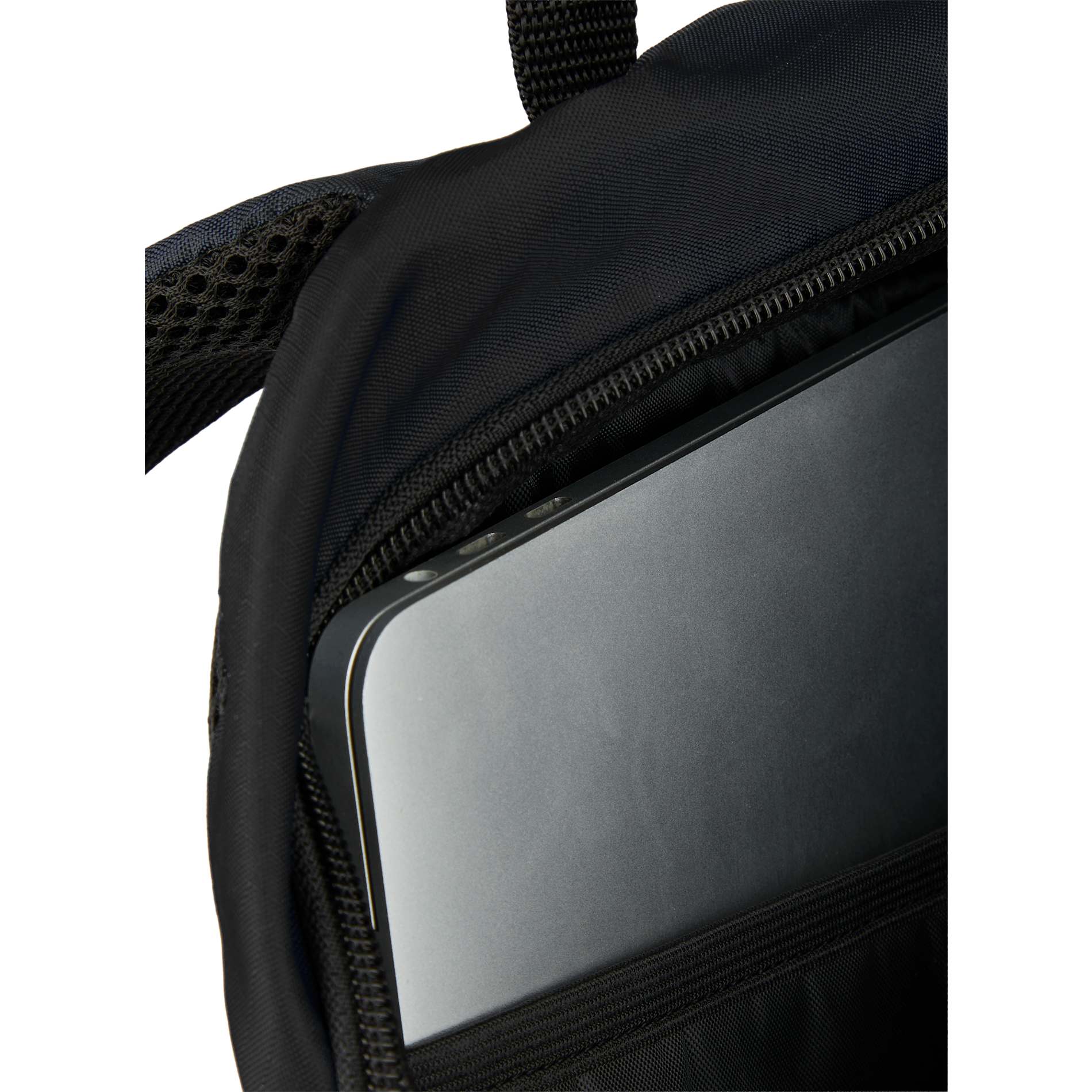 Front View of Black Rocky Recycled 15" Computer Backpack
