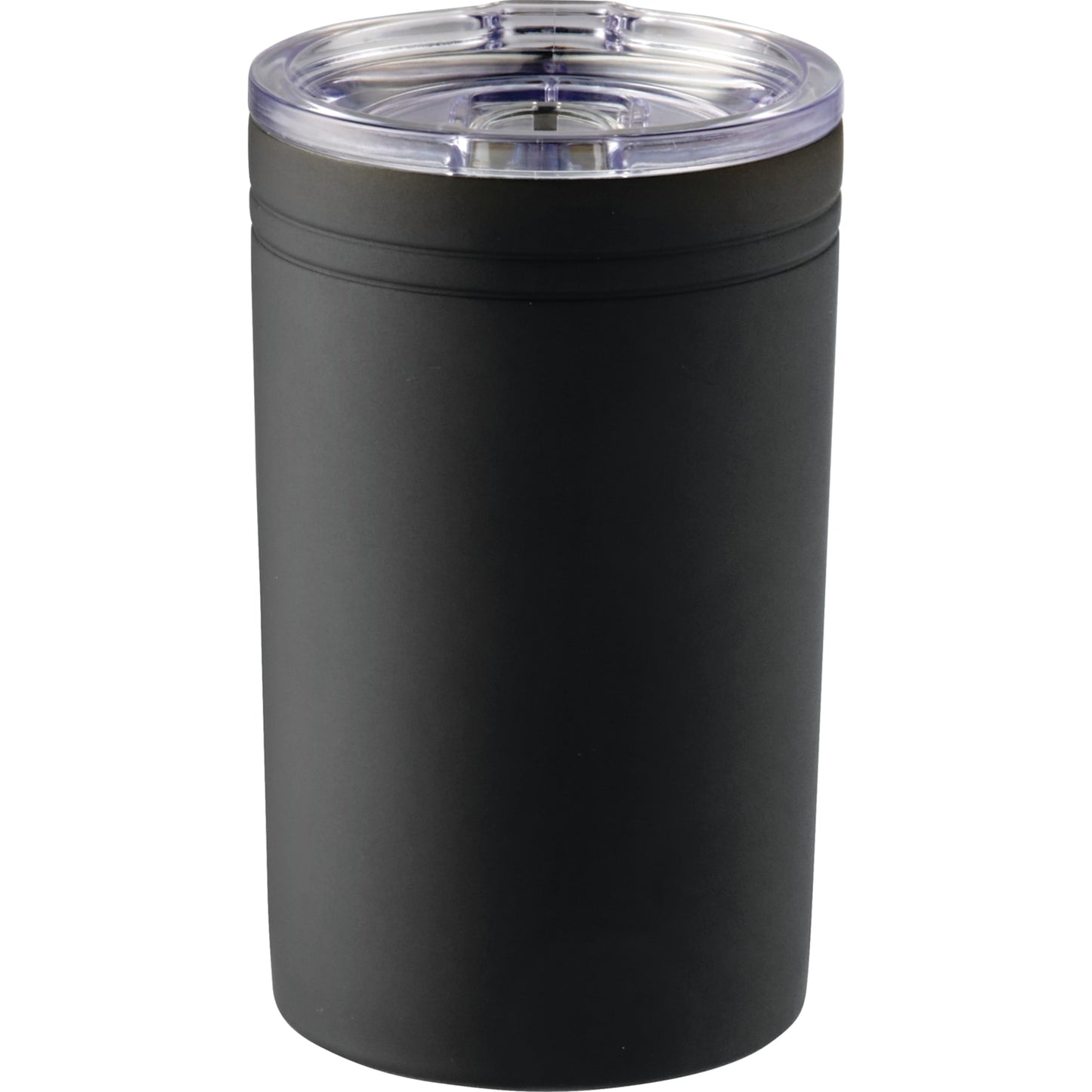 Front View of Black Sherpa 11-oz. Vacuum Tumbler & Insulator plain