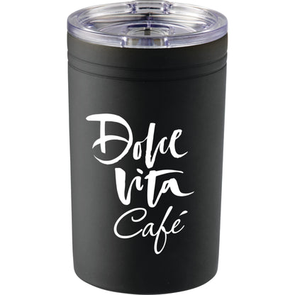 Front View of Black Sherpa 11-oz. Vacuum Tumbler & Insulator