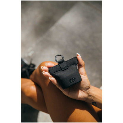 Front View of Black Skullcandy Push 720 Open Wireless Earbuds