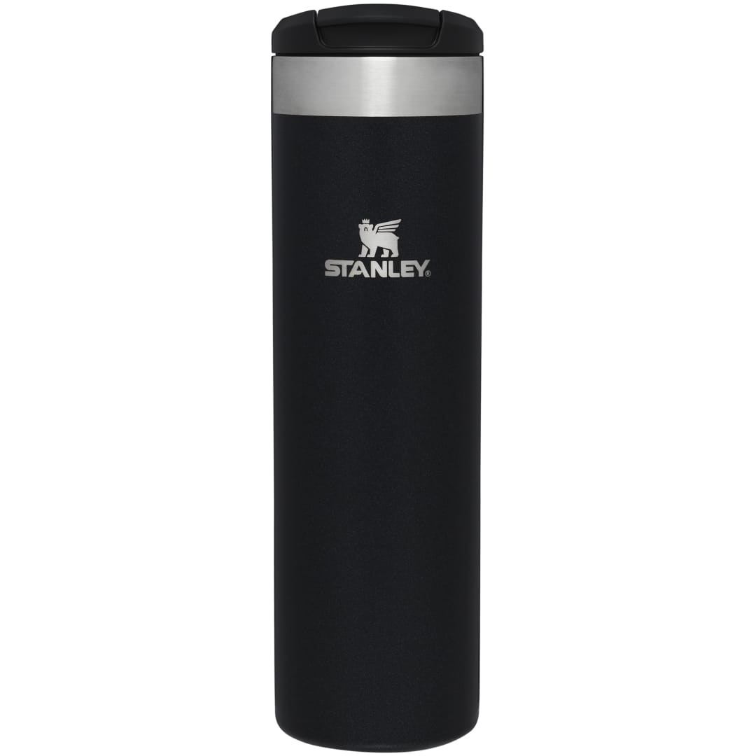 Front View of Black Stanley Aerolight™ Transit Bottle 20oz plain