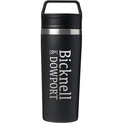 Front View of Black Stanley Cafe-to-Go Tumbler 16oz