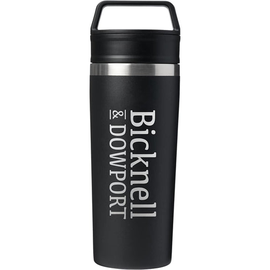 Front View of Black Stanley Cafe-to-Go Tumbler 16oz