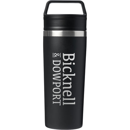 Front View of Black Stanley Cafe-to-Go Tumbler 16oz