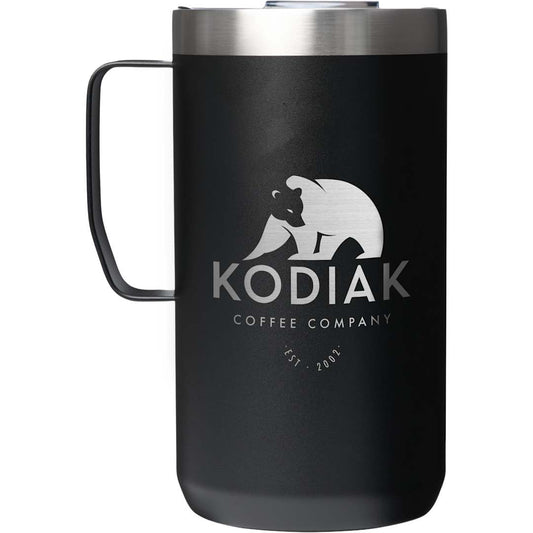 Front View of Black Stanley Everyday Camp Mug 24oz