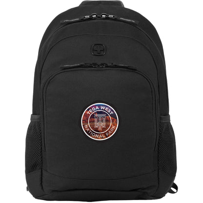 Front View of Black Swiss Gear Mini Tour Sling Bag
