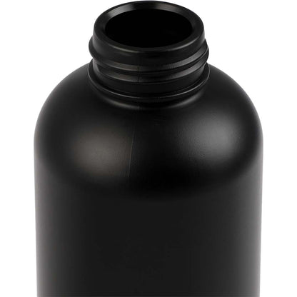 Front View of Black Tania Recycled Bottle w/ FSC® Bamboo Lid 26oz