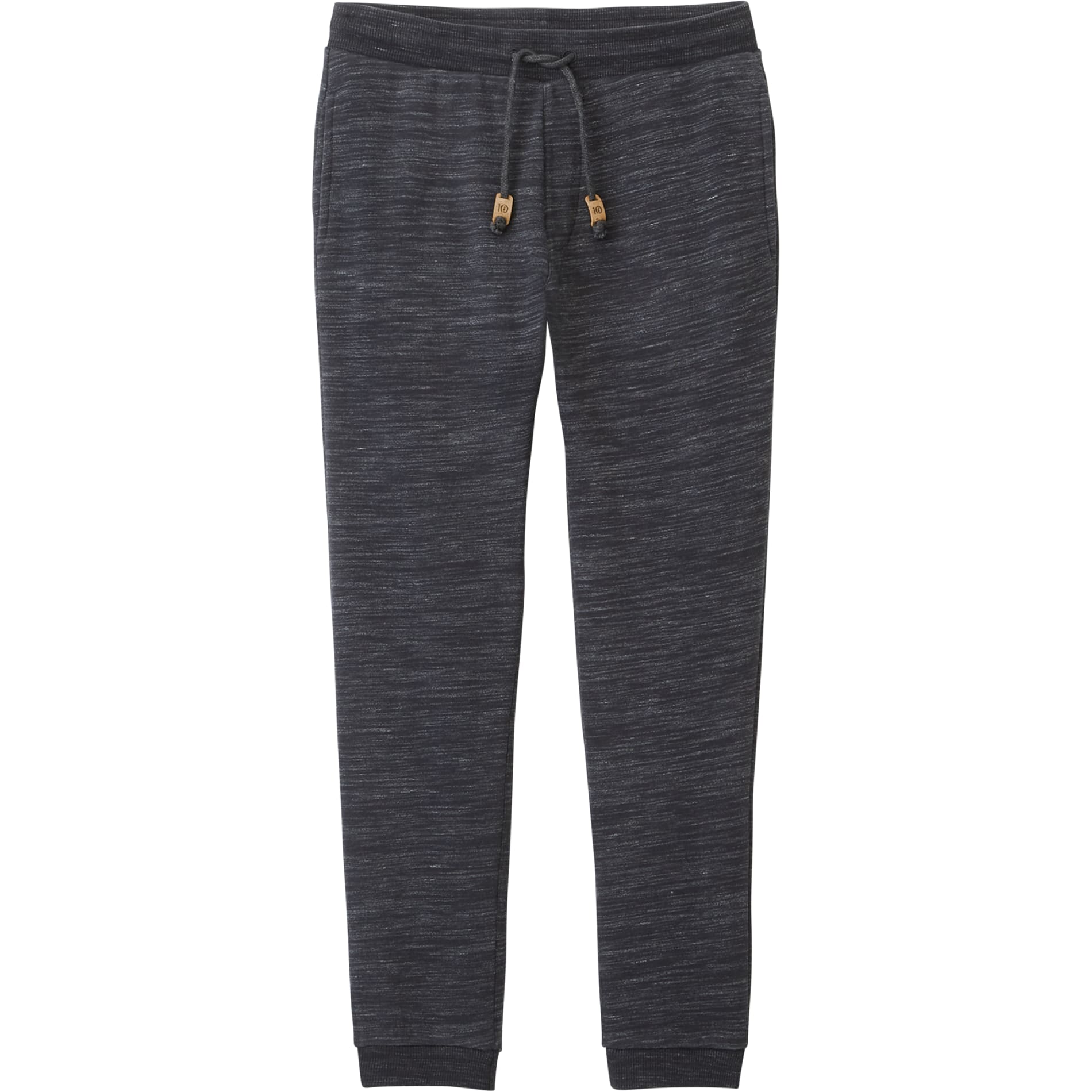 Front View of Black tentree Atlas Sweatpant - Men's plain