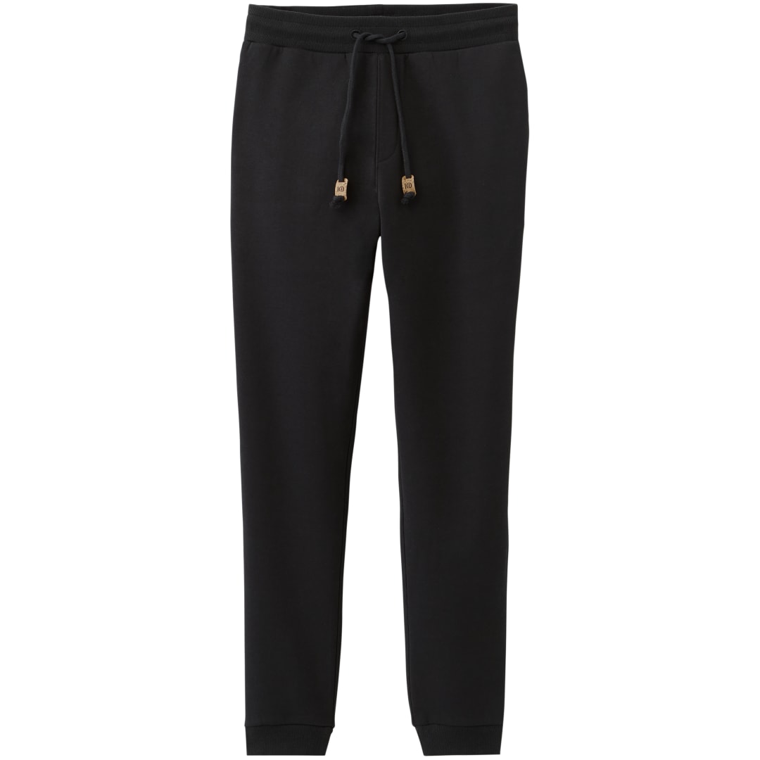 Front View of Black tentree Atlas Sweatpant - Men's plain