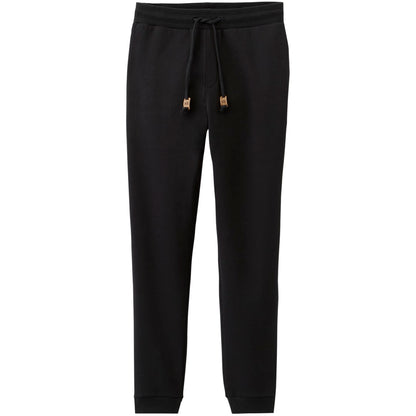 Front View of Black tentree Atlas Sweatpant - Men's plain