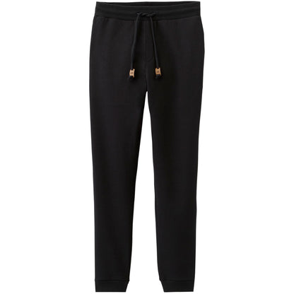 Front View of Black tentree Atlas Sweatpant - Men's plain