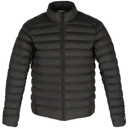 Front View of Black tentree Cloud Shell Packable Puffer - Men's plain