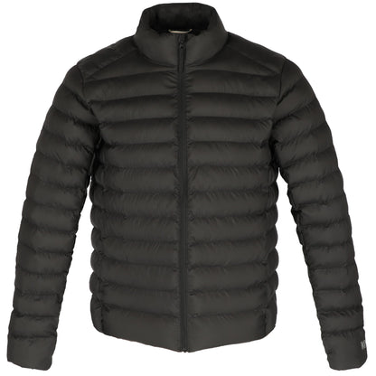 Front View of Black tentree Cloud Shell Packable Puffer - Men's plain