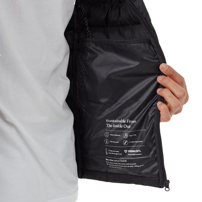 Front View of Black tentree Cloud Shell Packable Puffer - Men's
