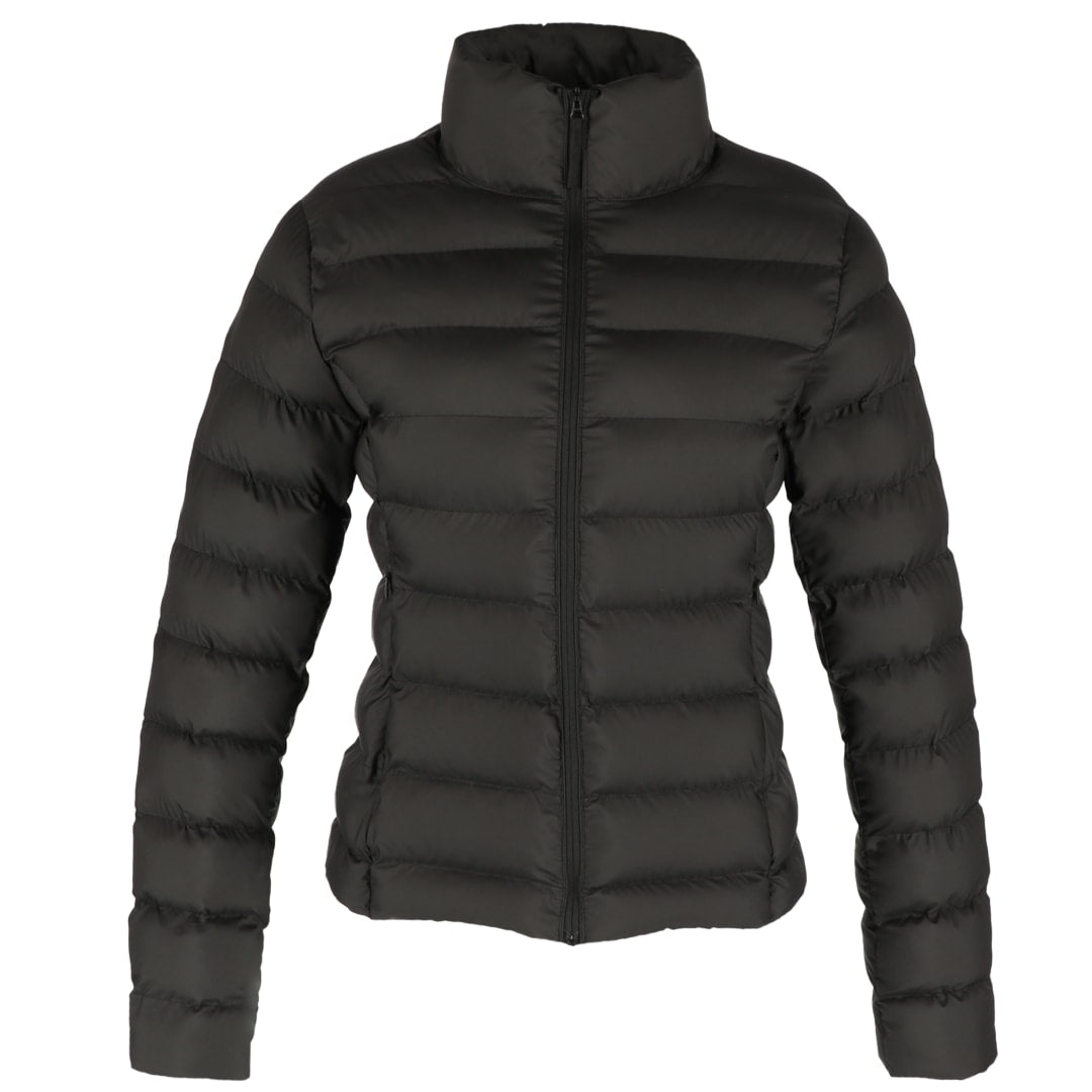 Front View of Black tentree Cloud Shell Packable Puffer - Women's plain