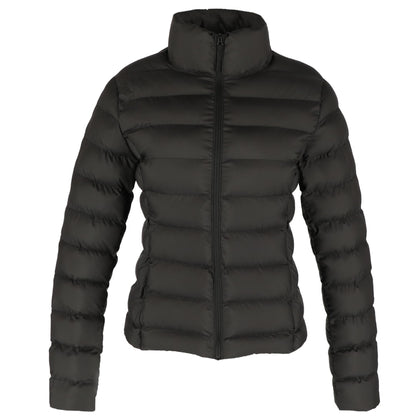Front View of Black tentree Cloud Shell Packable Puffer - Women's plain