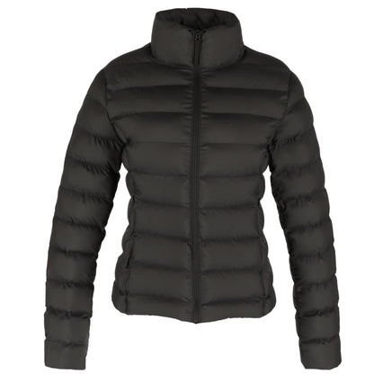 Front View of Black tentree Cloud Shell Packable Puffer - Women's plain