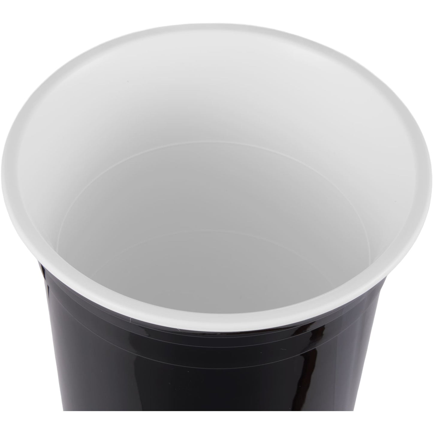 Front View of Black The Varsity Double Wall Tumbler 16 oz.