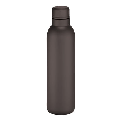 Front View of Black Thor Copper Vacuum Insulated Bottle 17oz plain