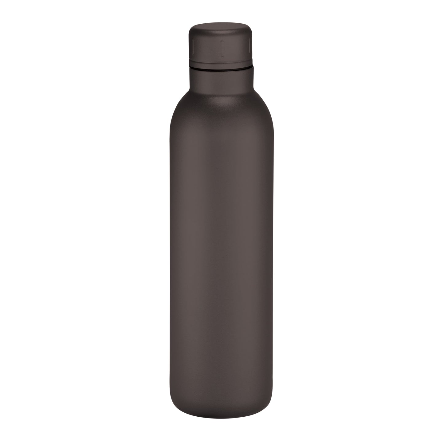 Front View of Black Thor Copper Vacuum Insulated Bottle 17oz plain