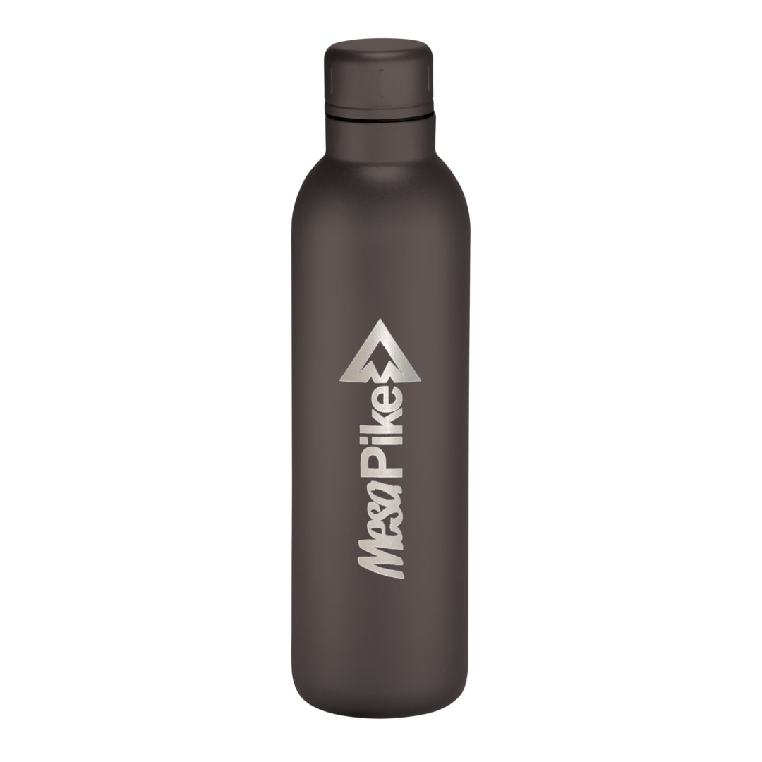 Front View of Black Thor Copper Vacuum Insulated Bottle 17oz