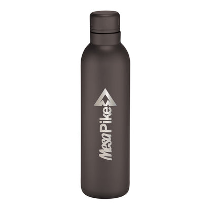 Front View of Black Thor Copper Vacuum Insulated Bottle 17oz