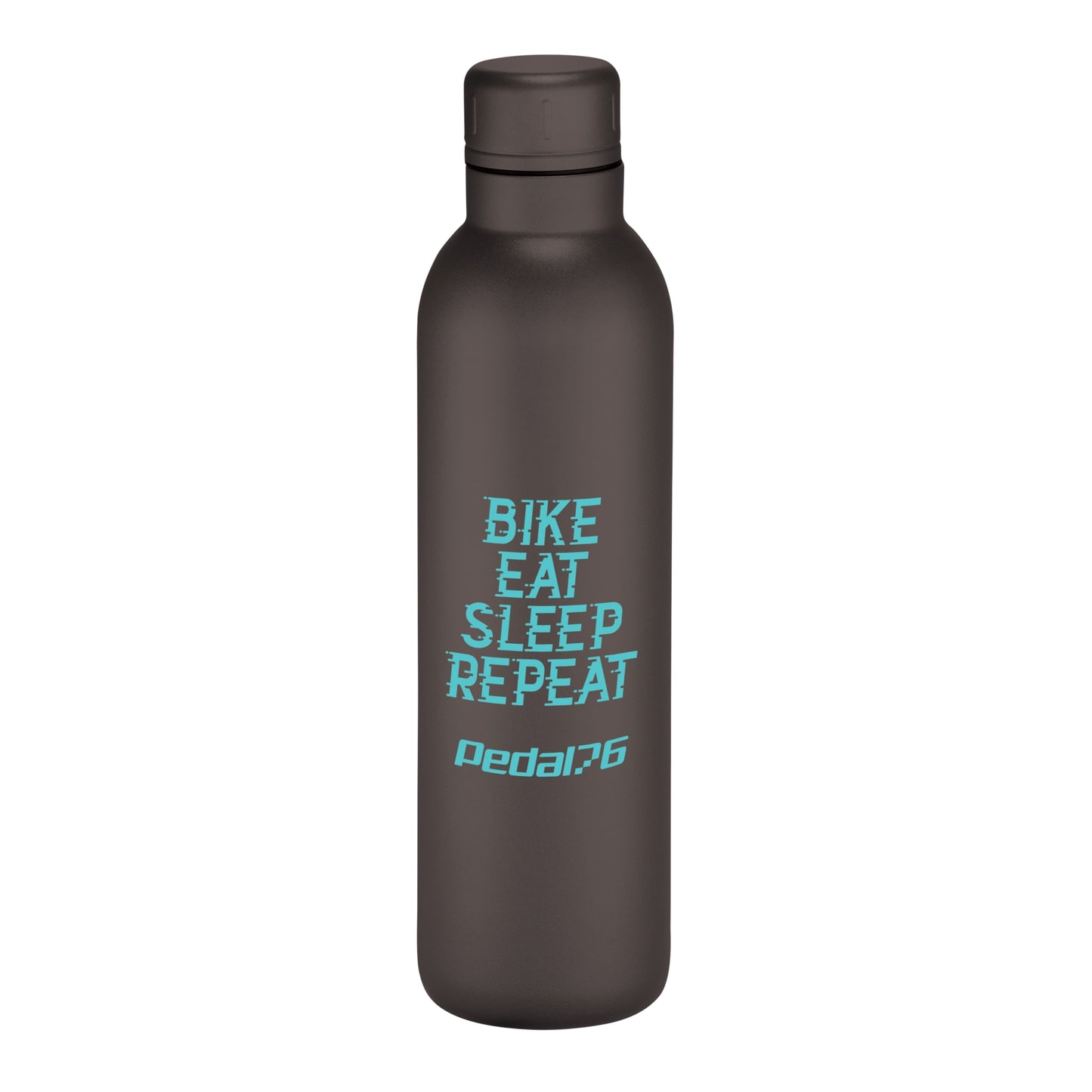 Front View of Black Thor Copper Vacuum Insulated Bottle 17oz