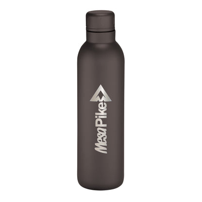 Front View of Black Thor Copper Vacuum Insulated Bottle 17oz