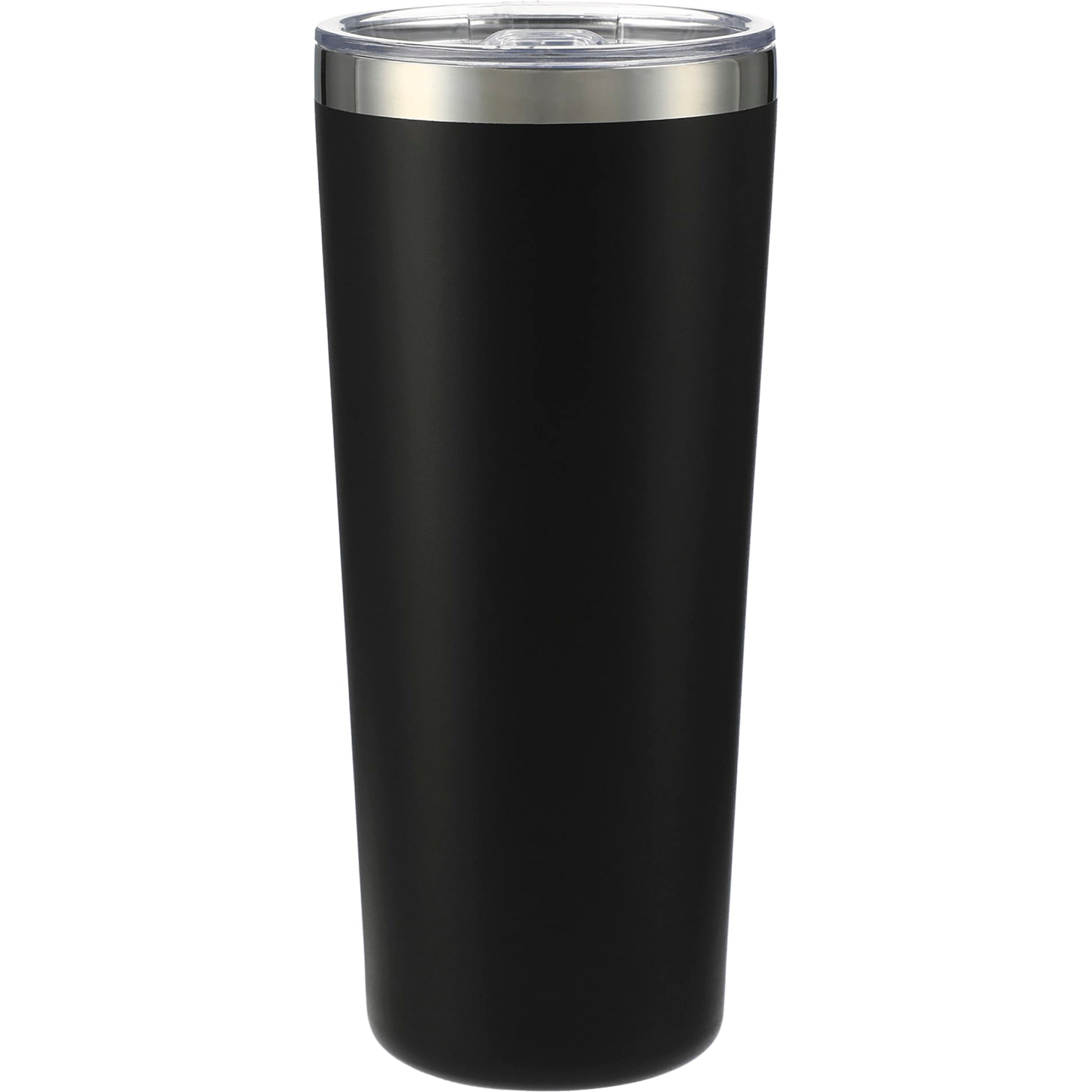 Front View of Black Thor Copper Vacuum Insulated Tumbler 22oz plain