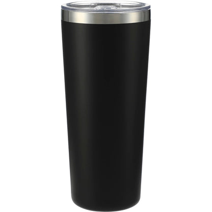 Front View of Black Thor Copper Vacuum Insulated Tumbler 22oz plain