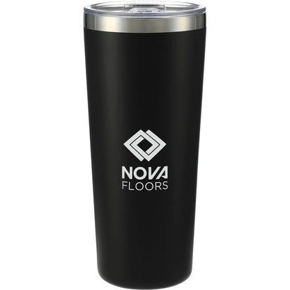 Front View of Black Thor Copper Vacuum Insulated Tumbler 22oz
