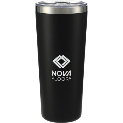 Front View of Black Thor Copper Vacuum Insulated Tumbler 22oz